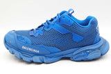 Balenciaga Track 3 Distressed Mesh Sneakers In Blue Size 42 Eb0126lpxdu