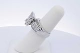 0.8cttw Diamond Ring In 14k White Gold 10.2 Grams Size 6 Eb0926exzde