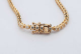 0.77cttw Diamond Tennis Bracelet In 14k Yellow Gold 5.3 Grams 7 Inch Eb0626poxsa