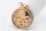 David Yurman 18k Yellow Gold Life & Death Duality Amulet Diamonds Eb1225wxxzsa