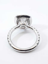 2.46 Cttw Diamond & Platinum  Ring & Gia Cert. 6.7 Grams Size 3.75 Fw0725pxzxdu