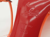 Christian Louboutin Spikoo Neon Orange Heels Size Eu 38.5 Do0525lxzde