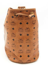 Mcm Liz Reversible Visetos Cognac Tote Bag Eb0526wxzsa