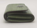 Tory Burch Flap Wallet On Chain Green Aa0726crsa