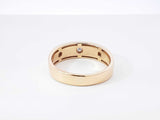 0.35 Cttw Channel-set Diamond & 10k Yellow Gold Ring 6.4 Grams Size 11.25 Fw0726wrzdu