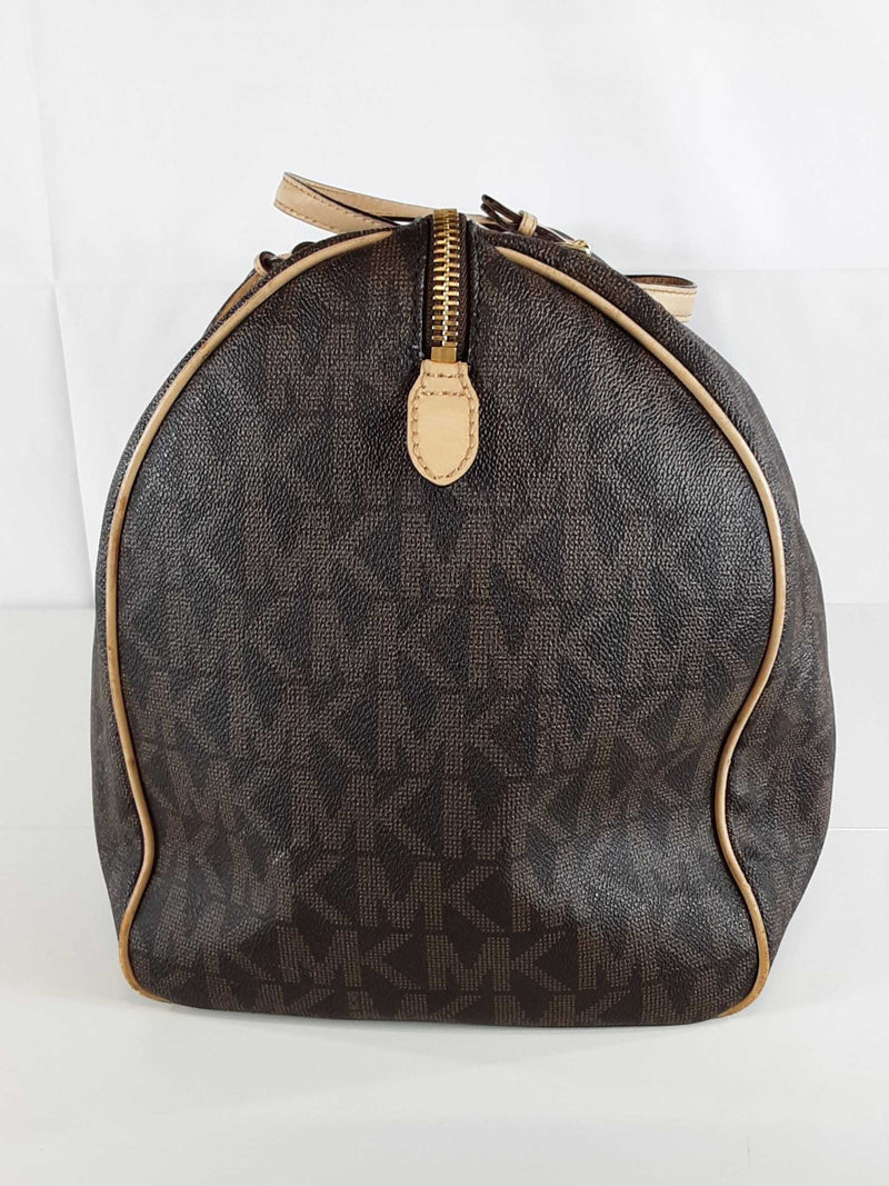 Michael Kors Grayson Brown Duffle Bag Sd0825ixde