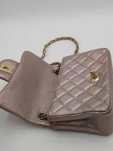 Chanel Quilted Metallic Iridescent Leather Mini Flap Bag Eb1026erxsa