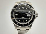 Rolex 16610 40 Submariner Date Black Dial Steel Automatic Watch Do1024sxzxde