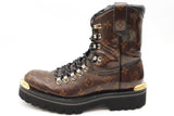 Louis Vuitton Glazed Monogram Outland Combat Boots Uk Size 7 Eb0326prxde