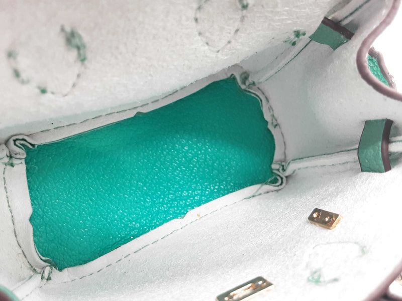 Blue Teal Mini Bag Charm Do0725ide
