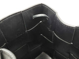 Bottega Veneta Cassette Bucket Bag In Black Maxi-intrecciato Lambskin Leather Fw0726izxdu