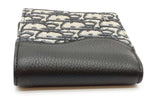 Christian Dior Oblique Jacquard Saddle Bifold Wallet Eb0926ocrde