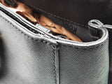 84524 Ebay Live Michael Kors Black Saffiano Leather Handbag Do0226lrde