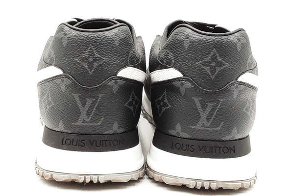 Louis Vuitton Black & White Monogram Eclipse Reverse Run Away Sneakers Eb925wrxdu