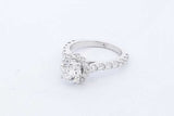 2.34cttw Diamond Ring In 14k White Gold 4.7 Grams Size 6.5 Eb0226wxxzde