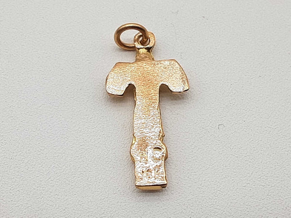 10k Yellow Gold 2.8g Totem Pendant Do0225rxde