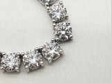 Approx 70.0 Ctw Lab Created Diamonds 14k Wg Necklace 18 In Do0723wrzxzde