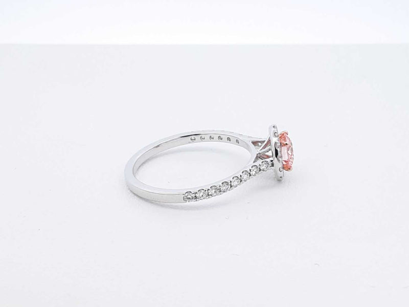0.85 Cttw Lab Grown Diamond & 14k Gold Ring With Cert 2.1 Grams Sz 7 Fw0625wcsdu
