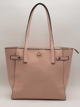 Michael Kors Carmen Large Top Zip Tote Pink Handbag Aa0326wzsa