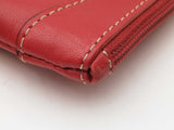 Coach Soho Pleated Wristlet Pouch In Red Leather Fw0926lrdu