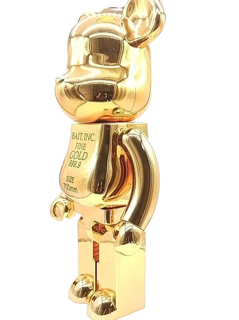 Medicom Toy Bearbrick X Bait X Medicom Gold Bar 1000% Figure