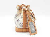 Louis Vuitton 2way Nano Noé In Beige & Multicolor Monogram Jacquard Fw0426sxzdu