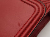 Tory Burch Fleming Red Leather Shoulder Bag Eb0726pxde