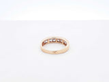 0.90 Cttw Diamond & 14k Yellow Gold Channel Ring 2.7 Grams Size 5.5 Fw0625lrxdu