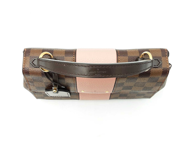 Louis Vuitton Bond Street Handbag In Damier Ebene & Magnolia Pink Fw0825rrxdu