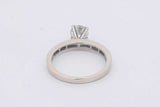 1.32cttw Diamond Ring In 14k White Gold 2.9 Grams Size 6.75 Eb0325lrxzsa