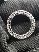 5.01 Cttw Lab-grown Diamond & 14k Gold Eternity Ring 2.5g Size 5.5 Fw0326lorxdu