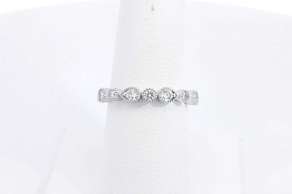 Approx. 0.51ctw Lab Grown Diamond Ring In Sterling Silver 2.1g Size 7 Eb1124risa