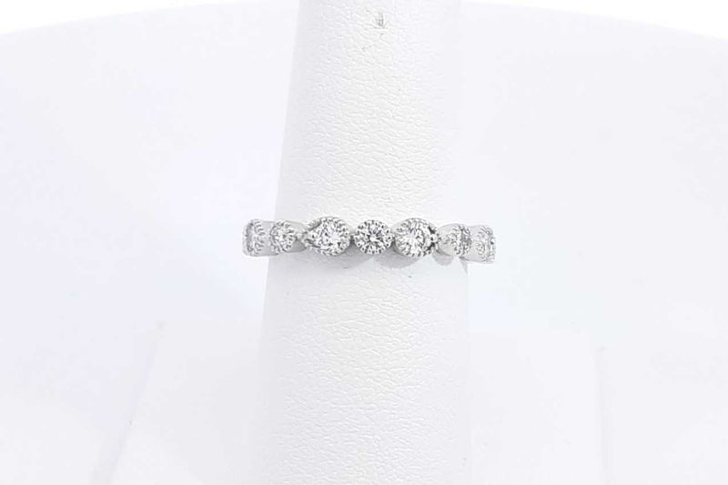 Approx. 0.51ctw Lab Grown Diamond Ring In Sterling Silver 2.1g Size 7 Eb1124risa