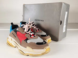 Balenciaga Triple S Grey Red Blue Chunky Sneakers Size 13 Us Sd0726lrzde