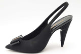 Saint Laurent Anais Bow Slingback Pumps Size 36.5 Eb1224oxzsa