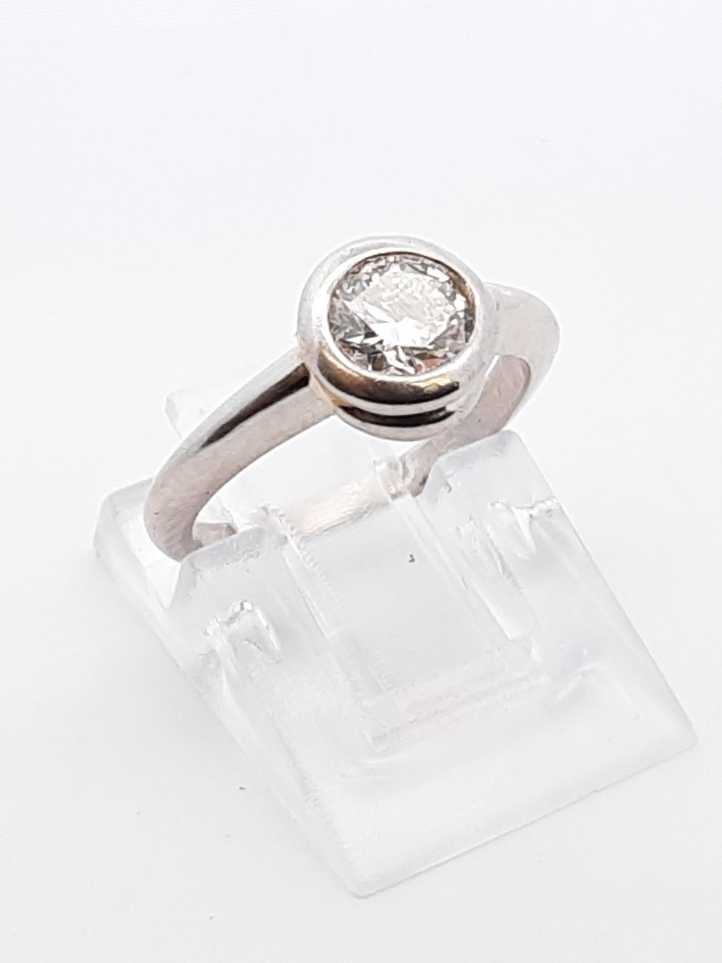 0.50 Cttw Diamond & 950 Platinum Ring 3.5 Grams Size 2.75 Fw1224sxzdu