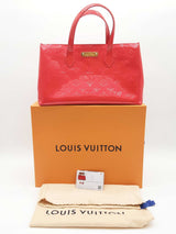 Louis Vuitton Monogram Vernis Wilshire Pomme D'amour Handbag Sd0825wzxde