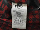 Fendi Red Nylon Reversible Hooded Wind Jacket Size It 52 Do1124pxzde