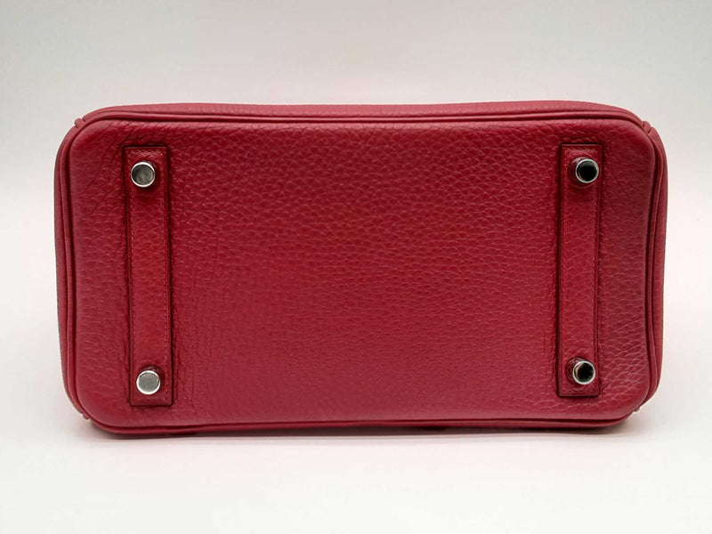 Hermes Birkin 25 Togo Rubis Red Palladium Hardware Handbag Dolrxzx 144010010224