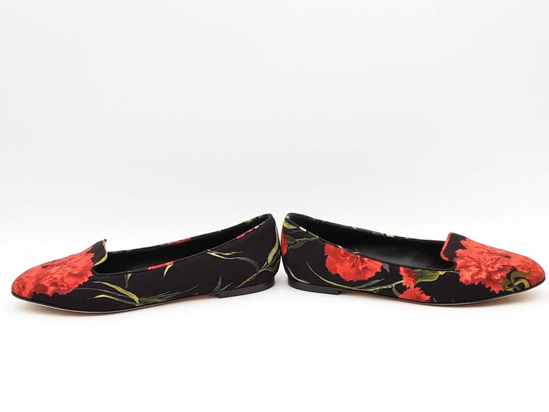 Dolce & Gabbana Floral Print Ballet Flats Size 39 Eb0924exsa