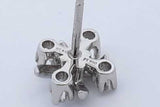 Tiffany & Co. Sixteen Stone Diamond Stud Earrings Platinum 3.8 Grams Eb726lexzde