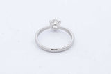 0.54ctw Diamond Solitaire Ring In Platinum 3.2 Grams Size 6 Eb0126prxde