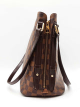 Louis Vuitton Cabas Rivington Tote Bag In Damier Ebene Coated Canvas Fw0726exrdu