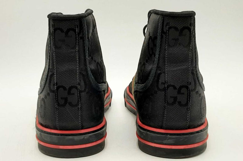 Gucci Tennis 1977 Off The Grid Nylon Web High Top Sneakers Size 11 Eb1224lrxsa