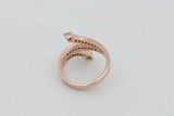 0.68cttw Diamond Ring In 14k Rose Gold 7.2 Grams Size 8.75 Eb1026wxzsa