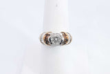 Diamond Approx. 1.6ctw Ring In 14k White Gold 6.49 Grams Size 7.5 Eb0723lorxsa