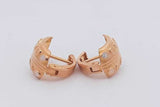 21k Yellow Gold Hoop Earrings 3.8 Grams Eb0226orxsa
