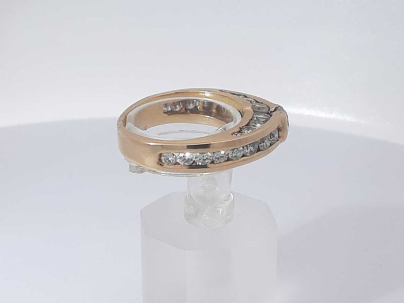 2.05 Cttw Diamond 14k Yellow Gold Ring 5.6 Grams Size 6.5 Aa0525irzsa
