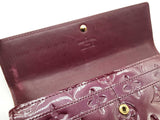 Louis Vuitton Sarah Purple Vernis Monogram Patent Leather Wallet Do0926lorde
