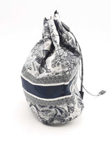 Christian Dior Fabric Toile De Jouy Sauvage Travel Pouch Aa1124ocrsa